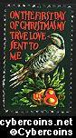 Scott 1445 mint 8c - Christmas Partridge
