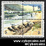 Scott 1448-51 mint sheet 8c (50) - National Parks Centennial, 4 varieties