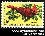 Scott 1465 mint 8c - Cardinal