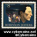 Scott 1485 mint sheet 8c (40) - Robinson Jeffers - Poet