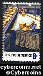 Scott 1492 mint 8c - Sacking Parcels