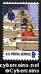 Scott 1495 mint 8c - Machine Sorting