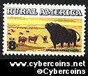Scott 1504 mint  8c -   Angus Cattle