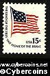 Scott 1597 mint  15c -  Fort McHenry Flag (1978)