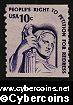 Scott 1617 mint 10c - Justice (1977)