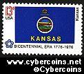 Scott 1666 mint 13c - Kansas