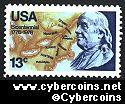 Scott 1690 mint sheet 13c (50) - Benjamin Franklin