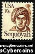 Scott 1859 mint 19c -  Sequoyah
