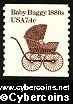 Scott 1902 mint 7.4c -  Transportation Coils - Baby Buggy (1984)