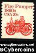 Scott 1908 mint 20c - Transportation Coils - Fire Pumper