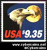 Scott 1909 mint $9.35 - Eagle & Moon