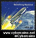 Scott 1913 mint 18c - Space Achievement - Releasing Boosters