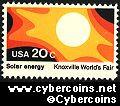 Scott 2006 mint 20c - Knoxville World's Fair - Solar Energy
