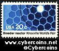 Scott 2008 mint 20c - Knoxville World's Fair - Breeder Reactor