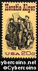 Scott 2010 mint sheet 20c (50) - Horatio Alger