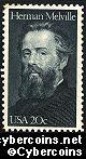 Scott 2094 mint sheet 20c (50) - Herman Melville