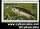 Scott 2207 mint 22c - Fish - Largemouth Bass