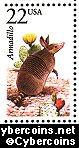 Scott 2296 mint 22c - Armadillo