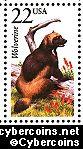 Scott 2327 mint 22c - Wolverine