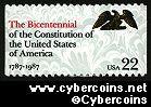 Scott 2355 mint 22c - Drafting of the Constitution - "The Bicentennial"