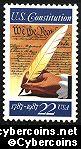 Scott 2360 mint 22c - Signing of US Constitution