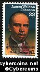 Scott 2371 mint 22c - James Weldon Johnson