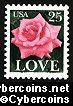 Scott 2378 mint 25c - LOVE