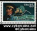 Scott 2387 mint 25c - Antarctic Explorers - Lt. Charles Wilkes