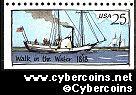 Scott 2409 mint 25c - Steamboat - "Walk in the Water, 1818"