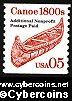 Scott 2454 mint 5c - Canoe, precancelled, red (1991)