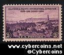 Scott 773 mint  3c - CA Pacific Inernational Exposition. 1535 - 1935 San Diego