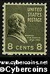 Scott 813 mint 8c - Van Buren