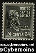 Scott 828 mint 24c - B. Harrison