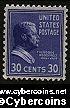 Scott 830 mint 30c - T. Roosevelt