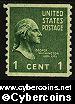 Scott 839 mint 1c - Washington