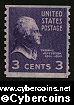 Scott 842 mint 3c - Jefferson