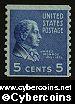 Scott 845 mint 5c - Monroe