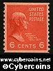 Scott 846 mint 6c - John Quincy Adams