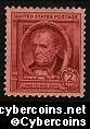 Scott 860 mint 2c - James F. Cooper