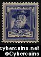 Scott 867 mint 5c - Walt Whitman