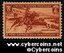 Scott 894 mint 3c - 80th Anniversary of the Pony Express