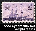 Scott 923 mint 3c - First Steamship to Cross the Atlantic