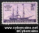 Scott 923 mint  3c - First Steamship to Cross the Atlantic