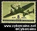 Scott C26 mint 8c - Transport Plane