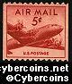 Scott C37 mint 5c - DC-4 Skymaster