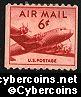 Scott C41 mint 5c - DC-4 Skymaster