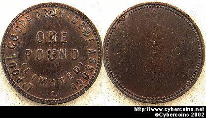 England, undated, copper. Liverpool