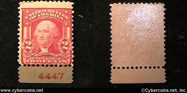 US #301 2 Cent Washington - Mint - NH