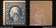 US #447 5 Cent Washington - Mint - light hinge