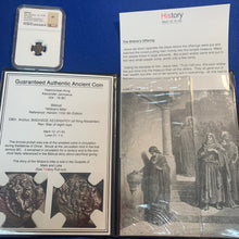 "Widow's Mite" Type II, 103-76 BC, Prutah, Judaea, NGC authenticated. Alex. Jannaeus